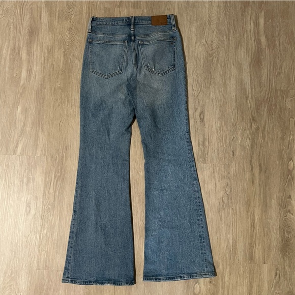 Madewell Light Blue Flare Jeans - Picture 4 of 7